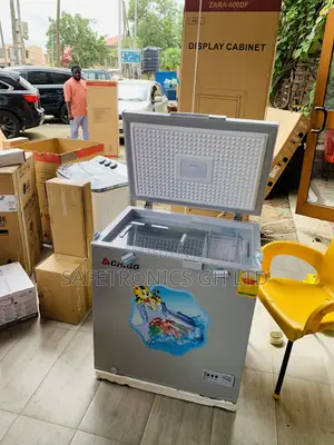 Sealed New Singledoor Grey Chigo 142L Chest Freezer (Model: CFD16C8)