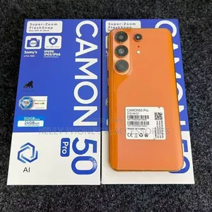 New Tecno Camon 50 256 GB Orange