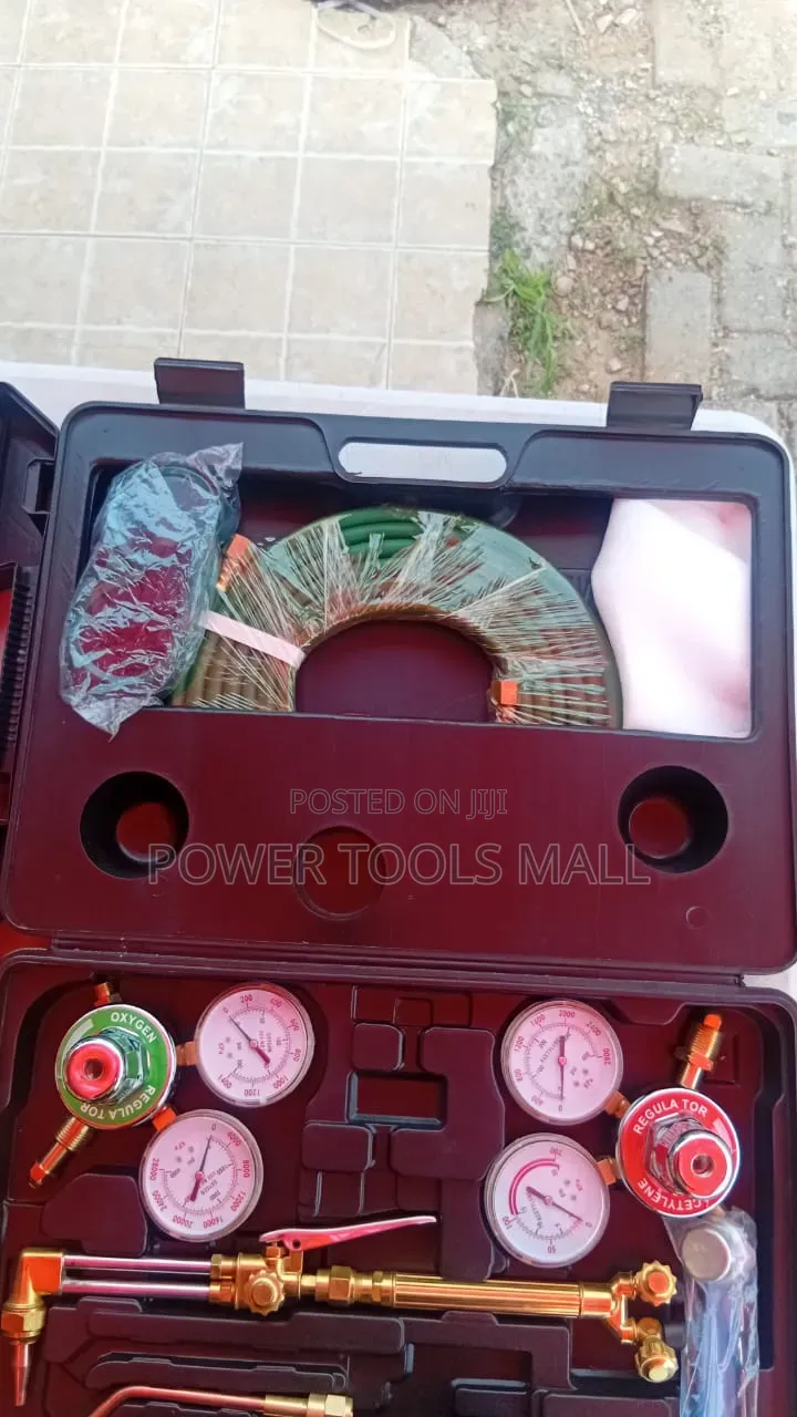 Portable Oxygen and Acetylene Gas Cutting Torch and Welding Kit