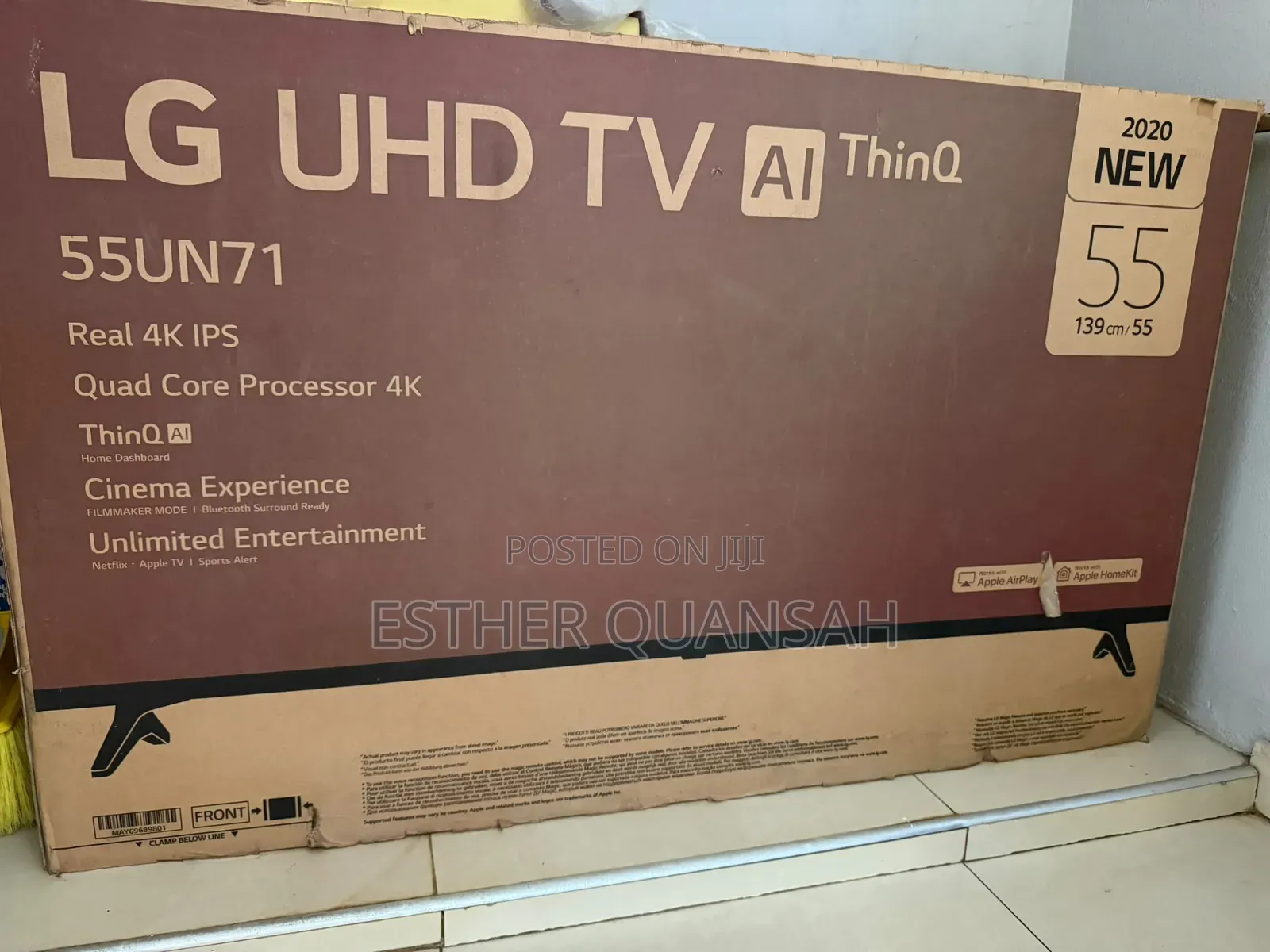 55" Inches L G UHD Ai YhinQ 2020