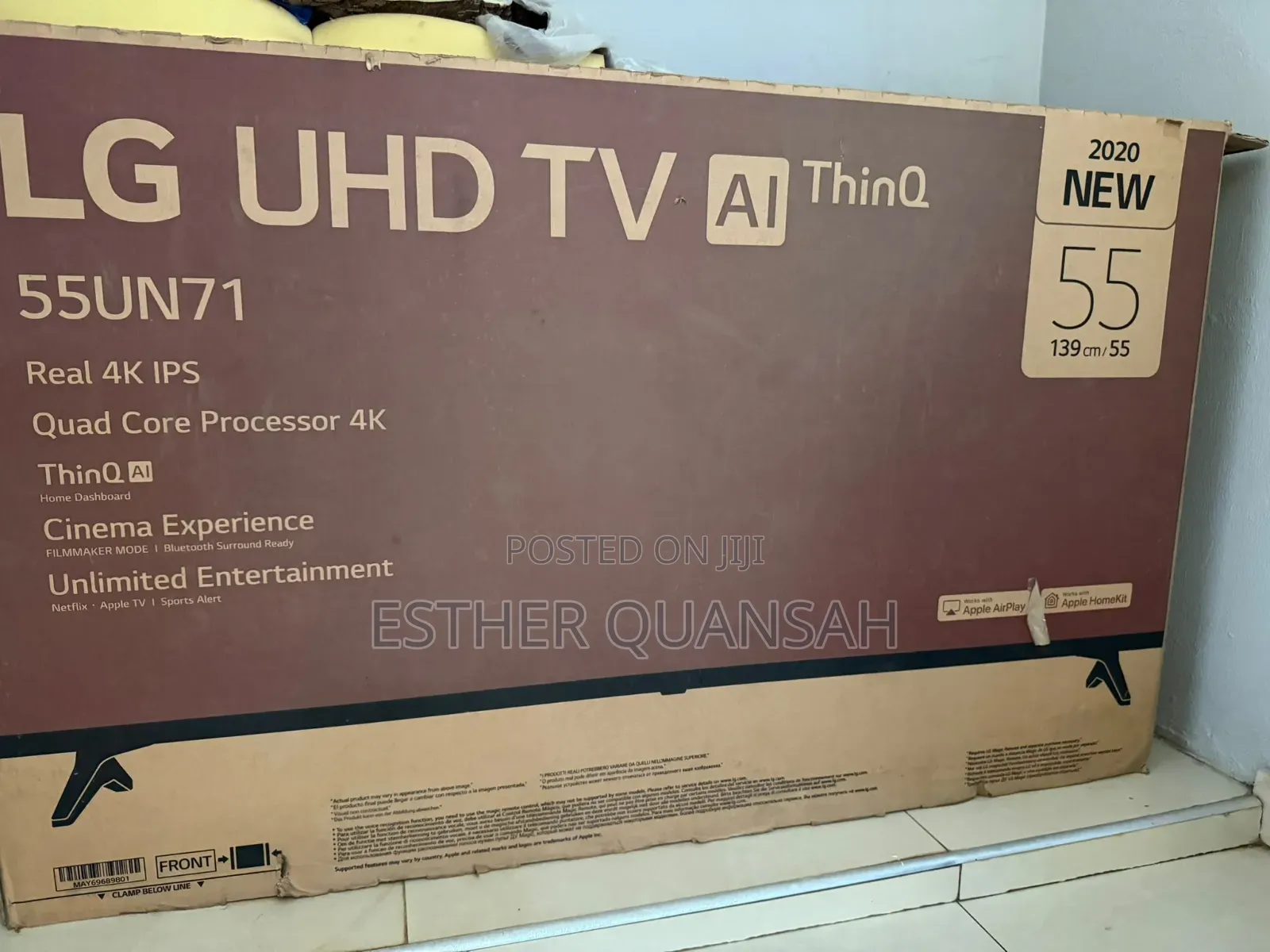 55" Inches L G UHD Ai YhinQ 2020