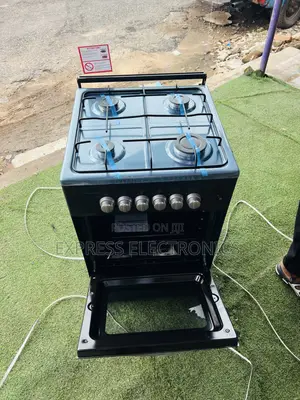 Zealous Sleek 50/50 Gas Cooker Oven 4burner