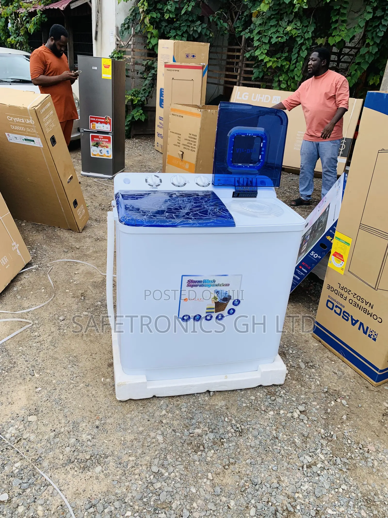 High Efficiency Galaxy 13kg Semi-Automatic Twin Tub Washing Machine