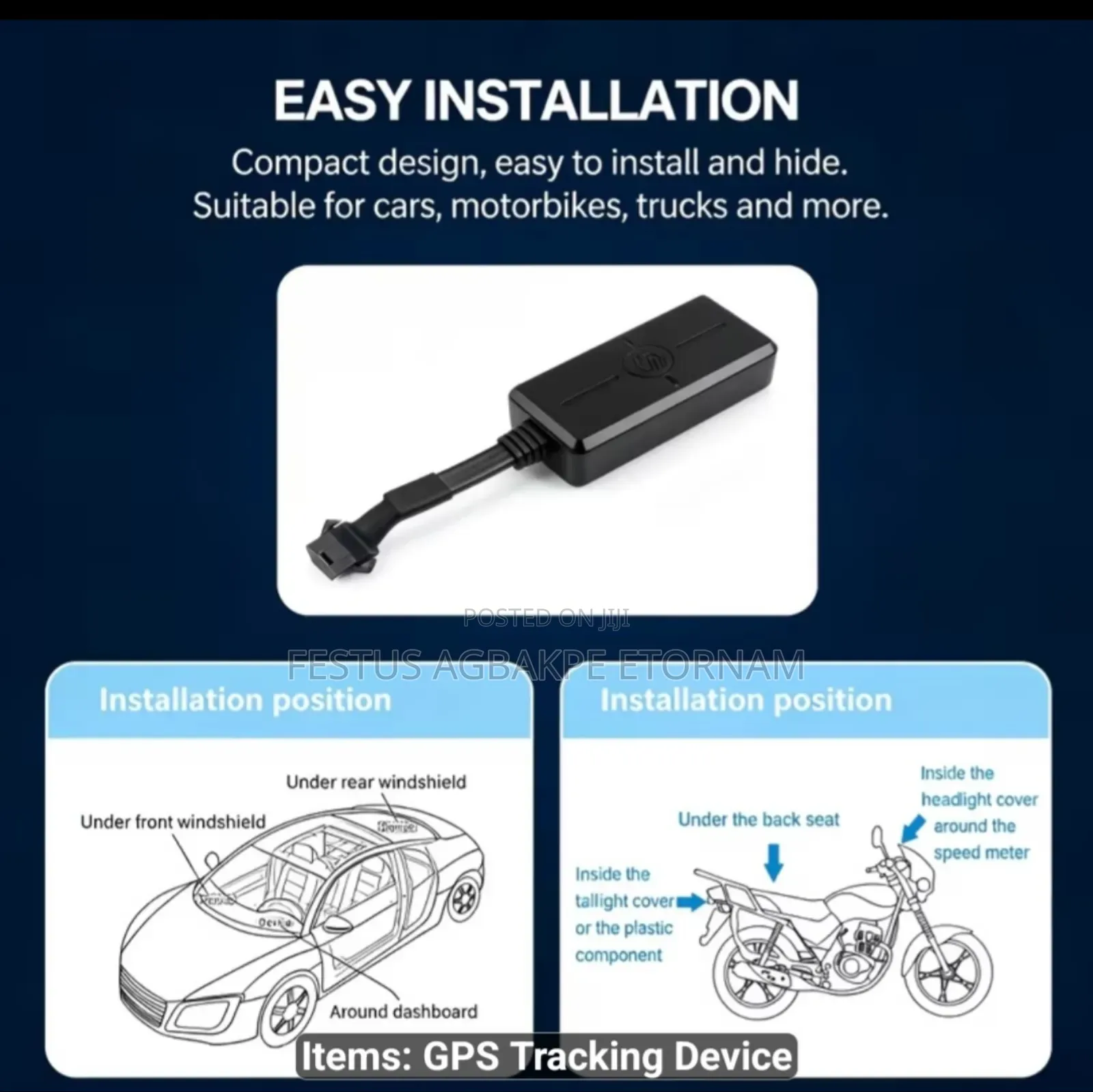 Car/Motorbike/Trucks Tracker