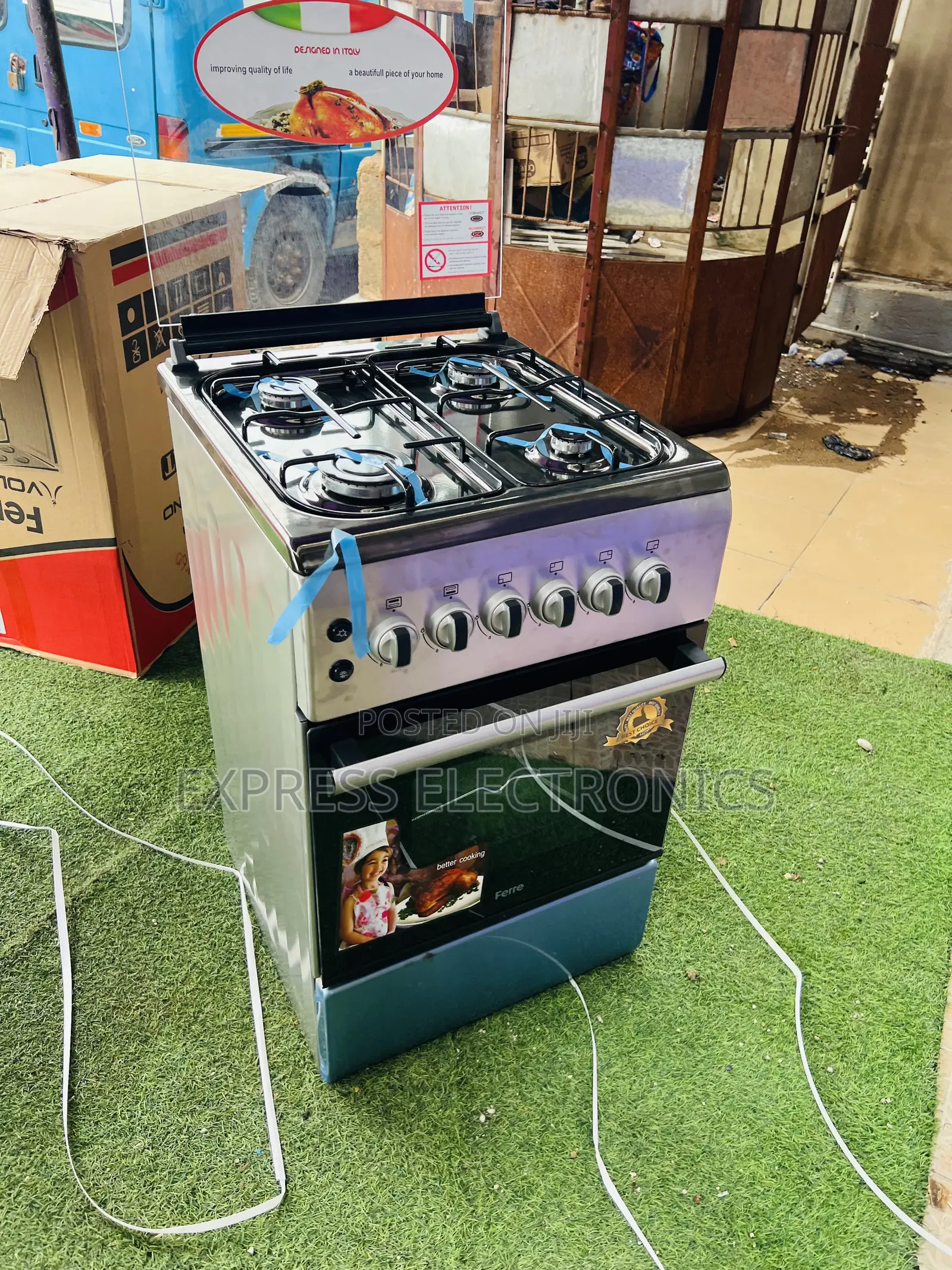 Grab the New 50/60 Gas Cooker Oven New Line 4burner