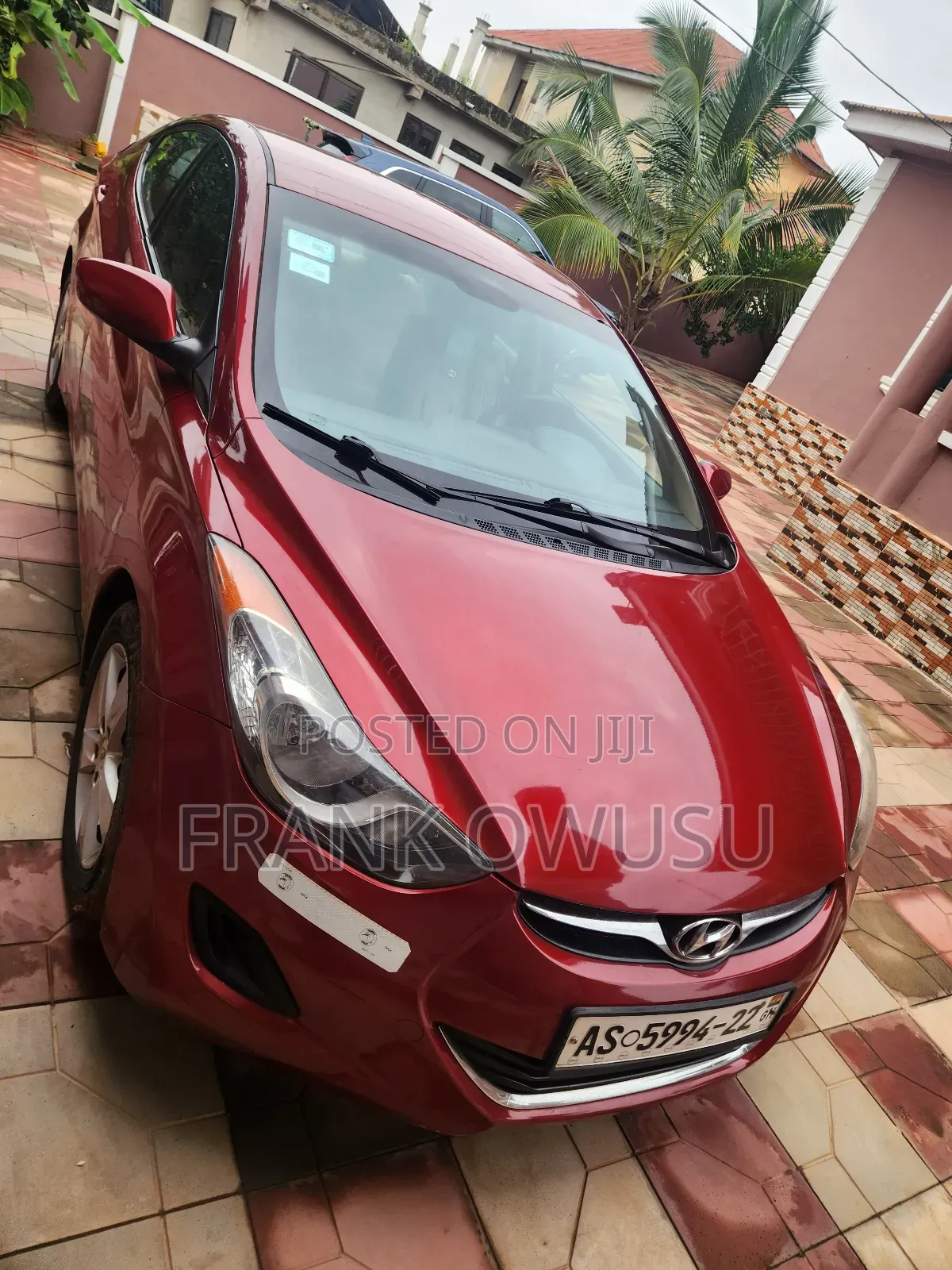 Hyundai Elantra GLS Automatic 2012 Red