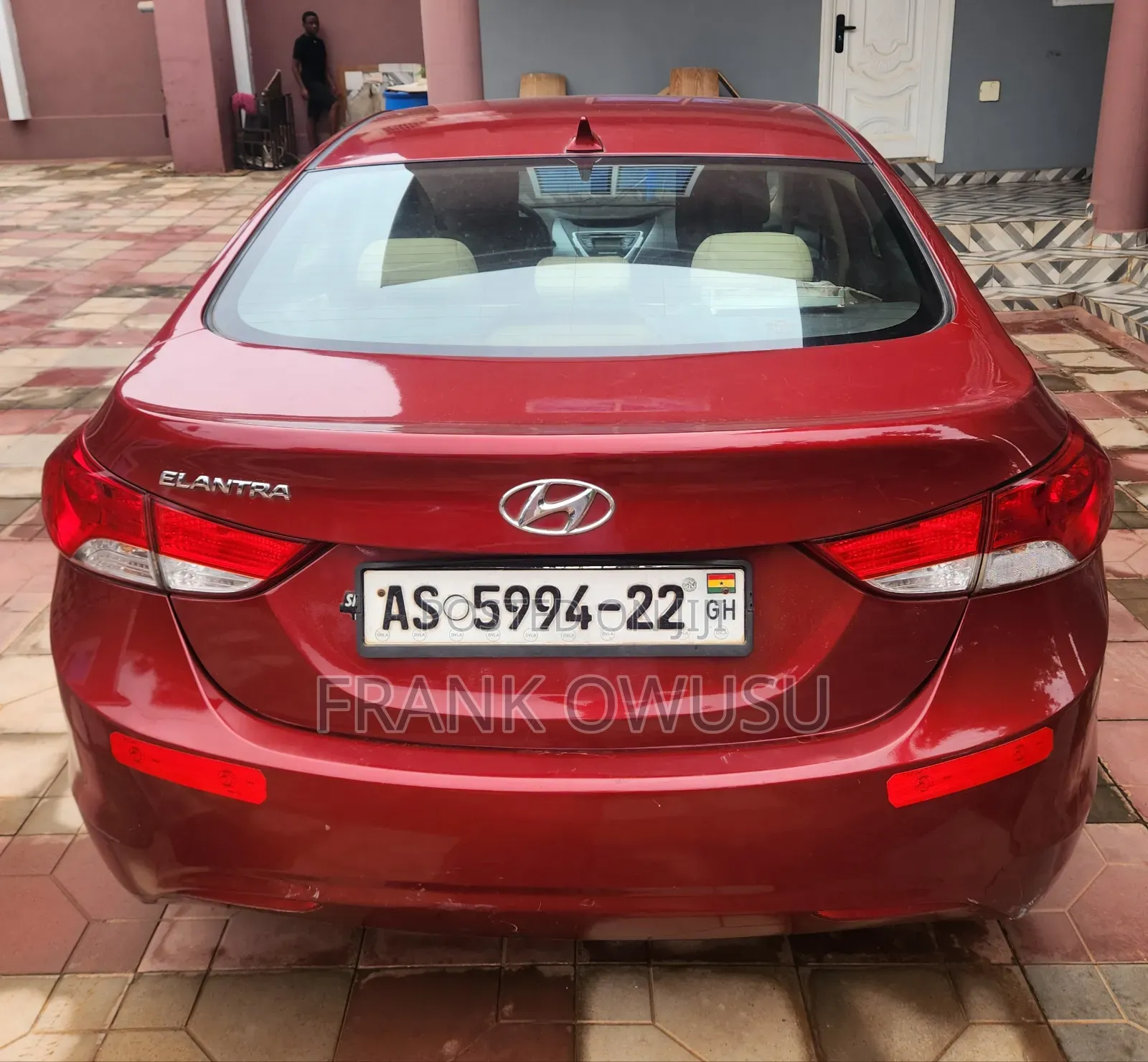 Hyundai Elantra GLS Automatic 2012 Red