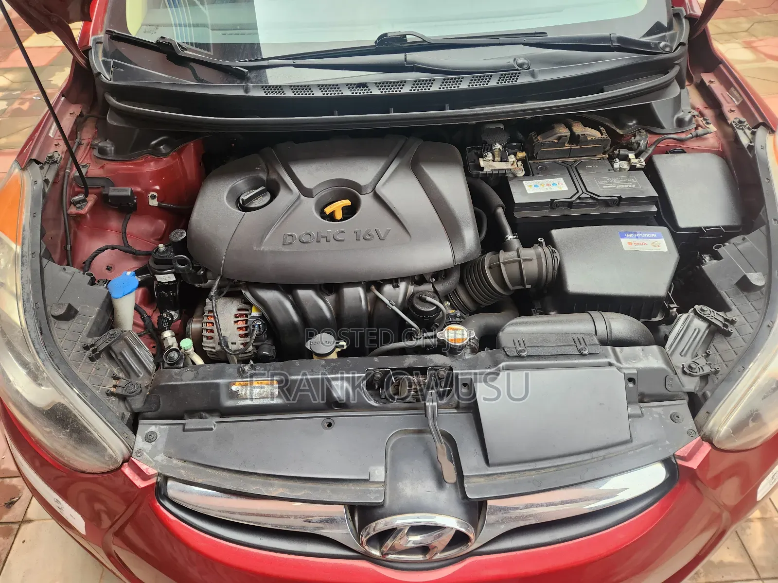 Hyundai Elantra GLS Automatic 2012 Red
