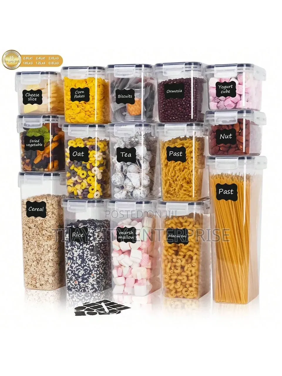 15pcs Cereals Dispenser