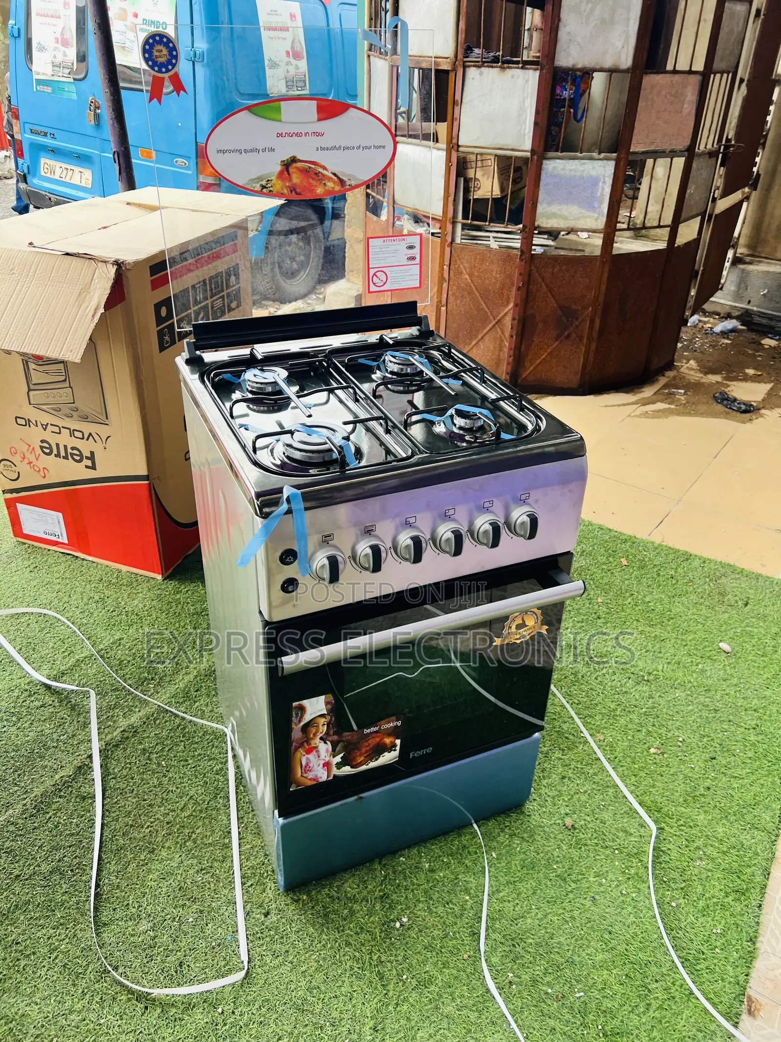 Highly Recommended Gas Cooker Oven 4burner 50/60