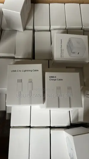Original iPhone Lightning and Type-C Chargers