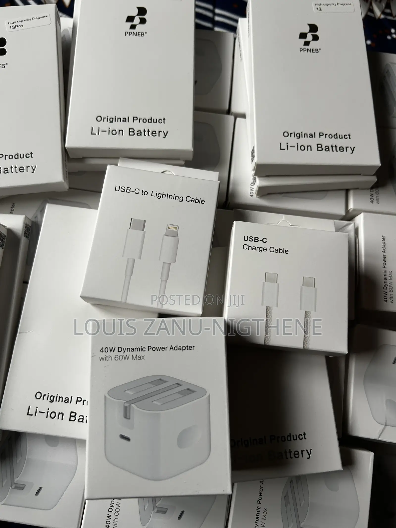 Original iPhone Lightning and Type-C Chargers