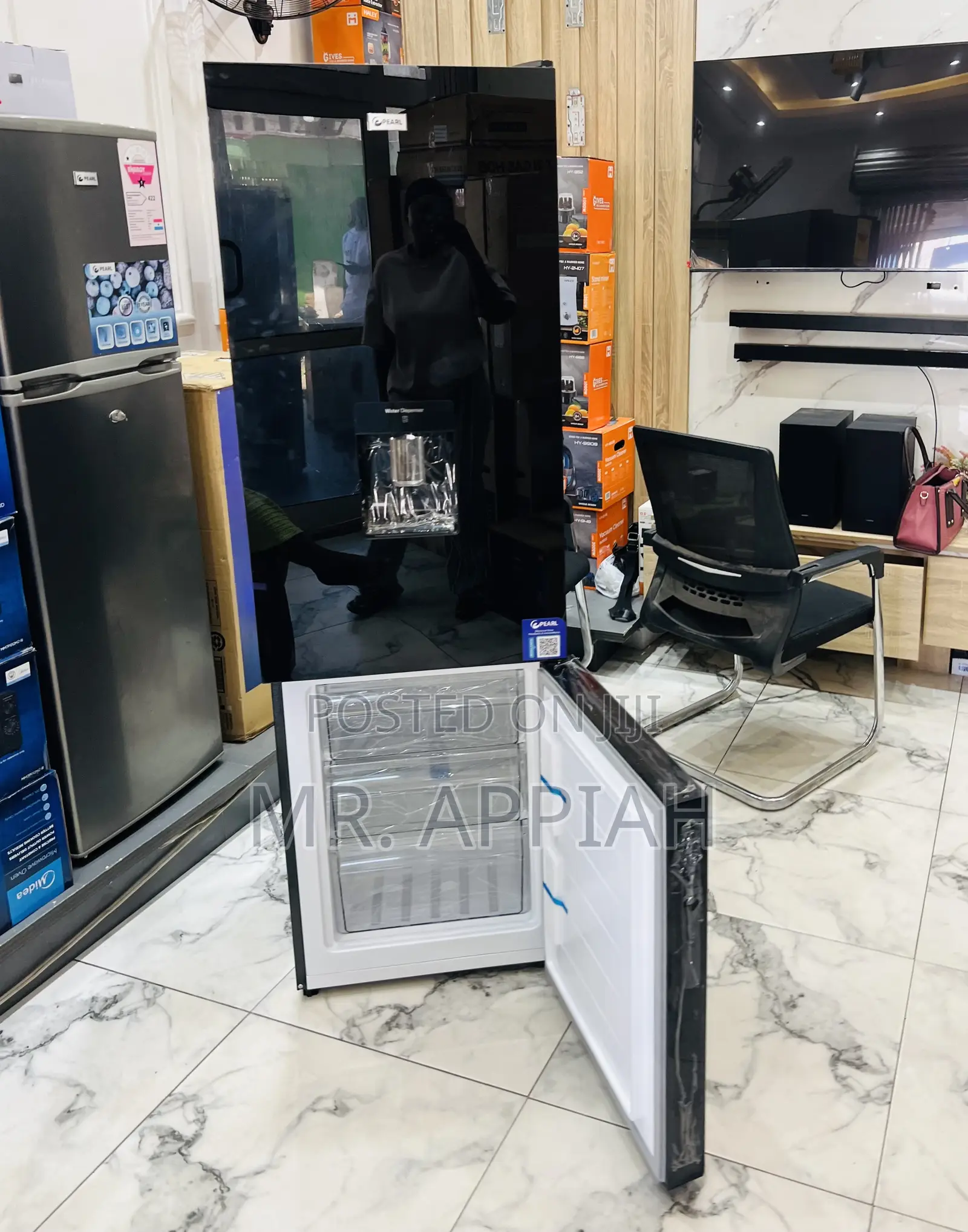 Check Out Affordable Pearl Double Door Refrigerator(Mirror)