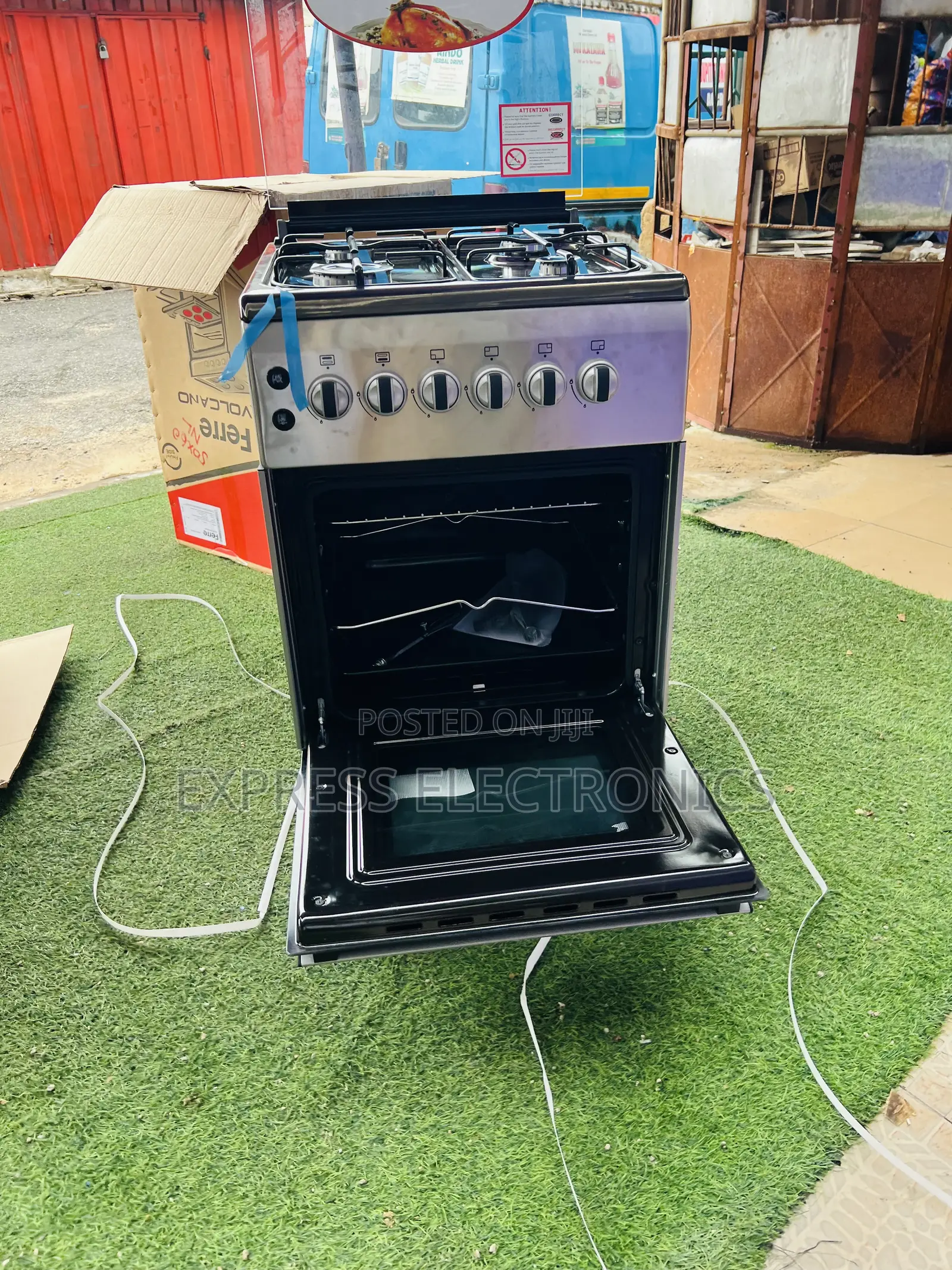 Get a New Sleek New Line Gas Cooker 4burner 50/60