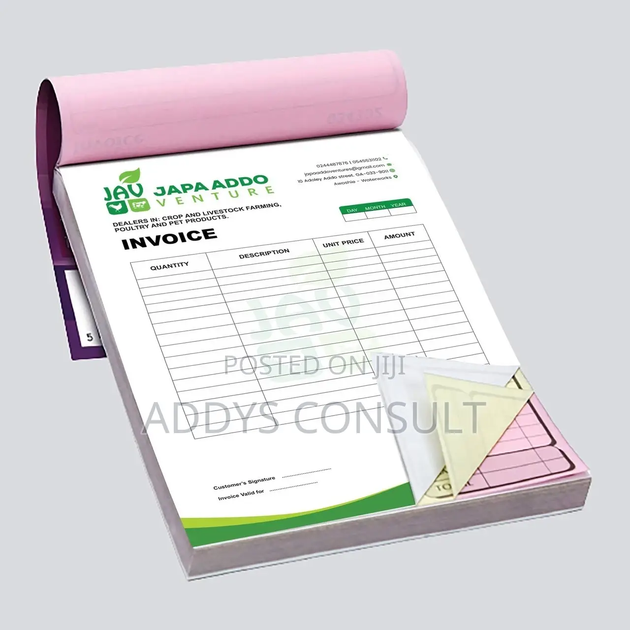 Receipt and Invoice Design and Print