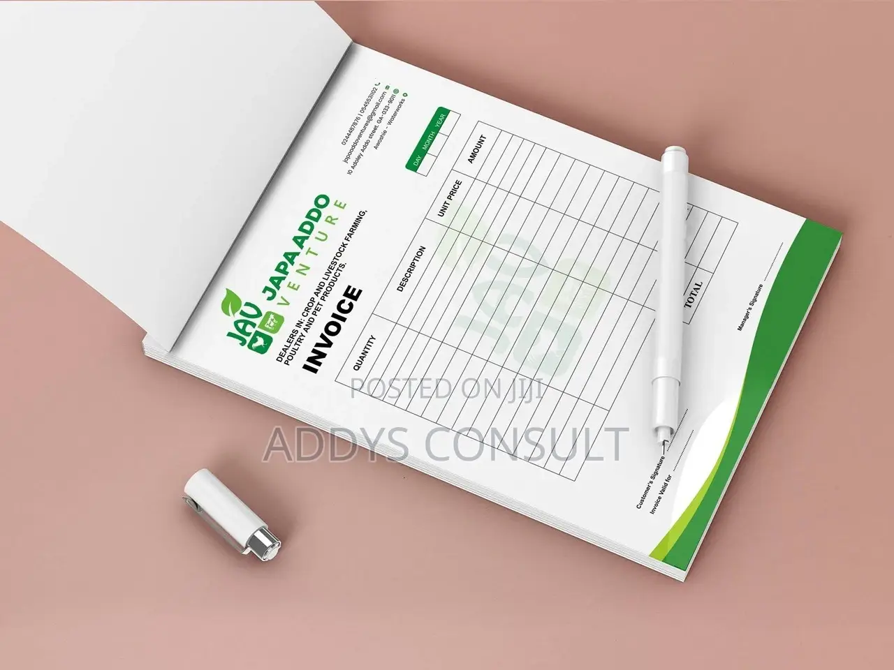 Receipt and Invoice Design and Print