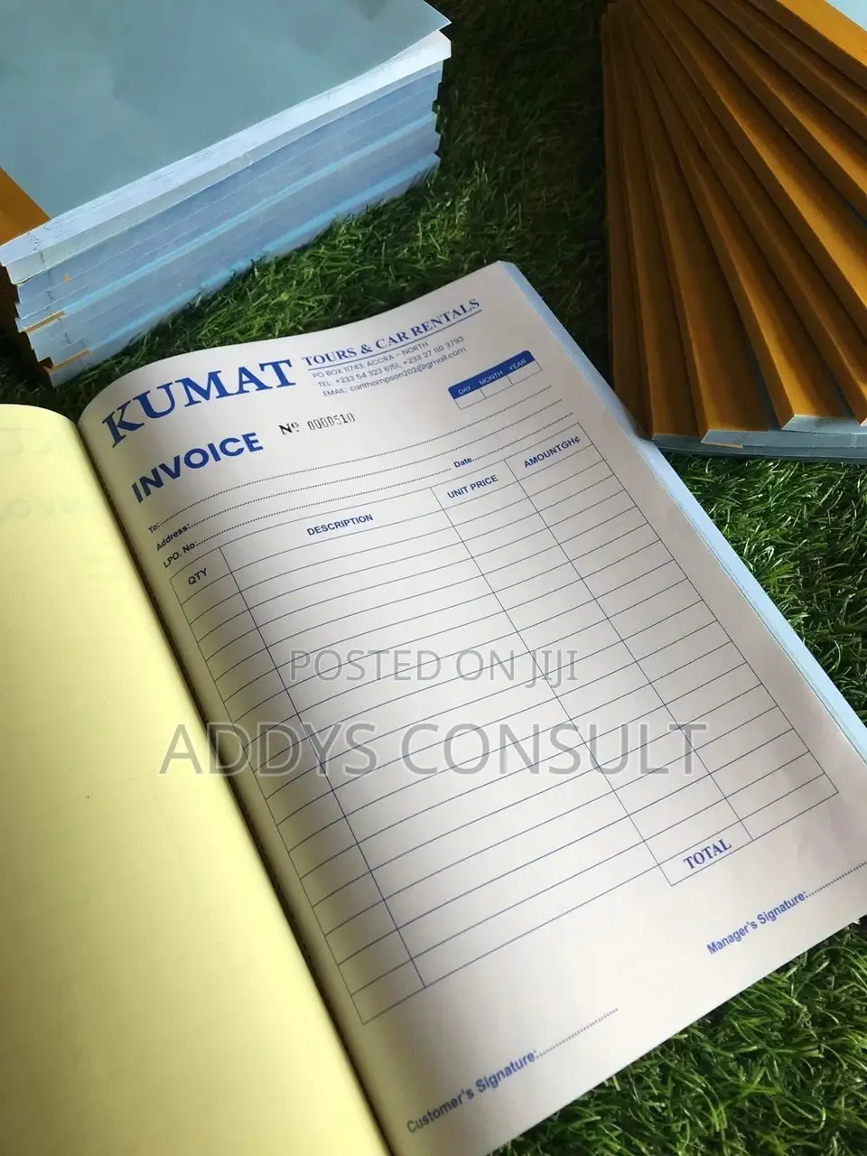 Receipt and Invoice Design and Print