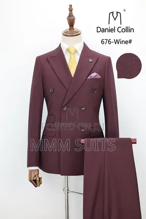 Beautiful Turkish 2-Piece Double-Breasted Men's Suit Regular Buttons