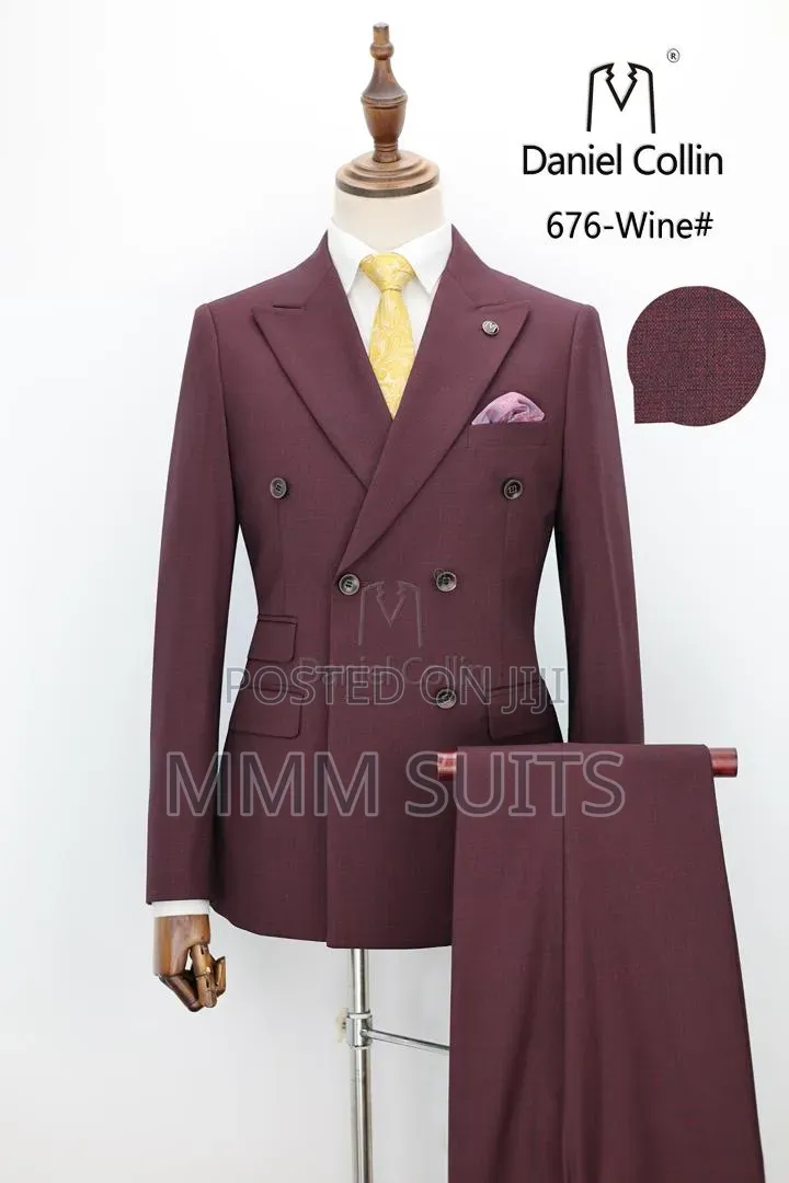 Beautiful Turkish 2-Piece Double-Breasted Men's Suit Regular Buttons