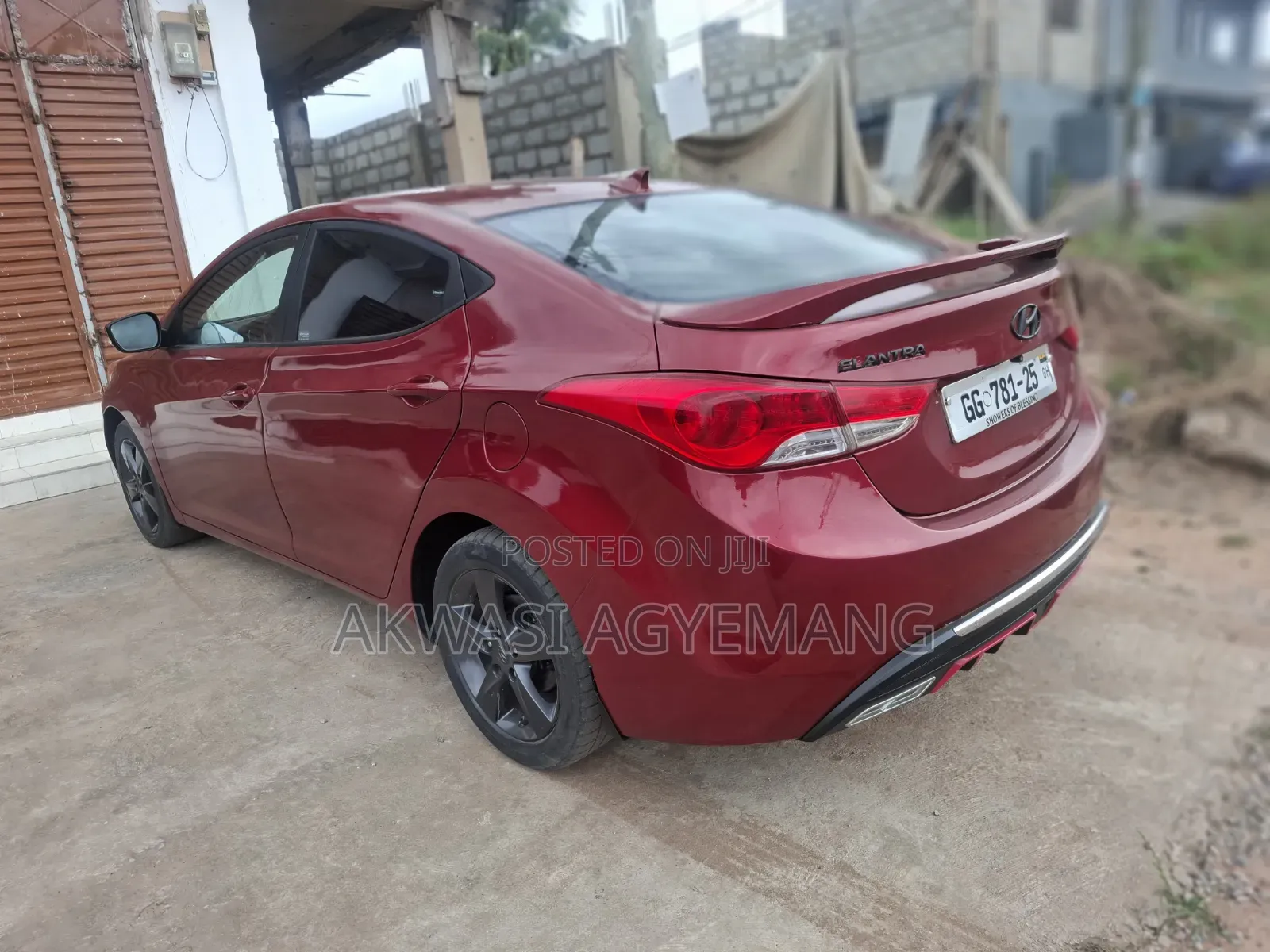 Hyundai Elantra 2013 Red