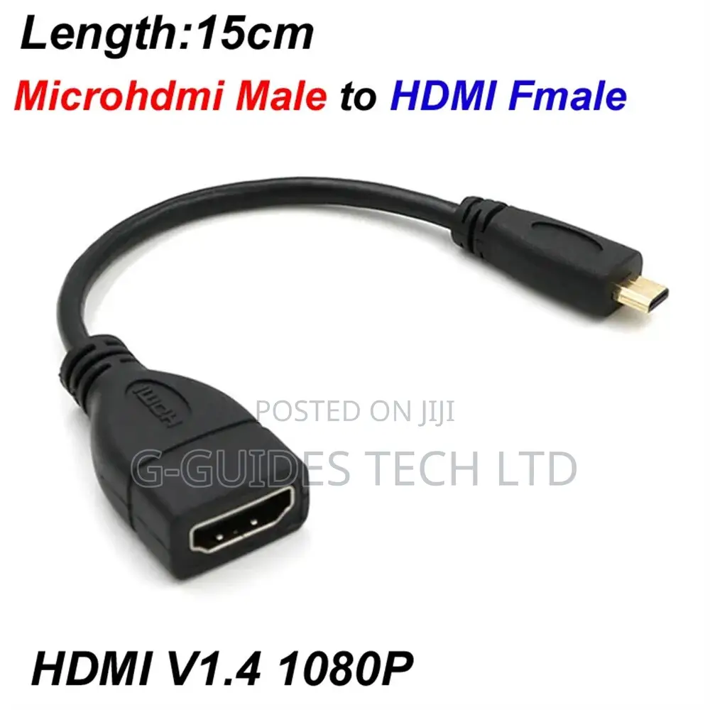 Micro HDMI to HDMI Female Adapter