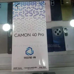 New Tecno Camon 40 Pro 4G 256 GB Black