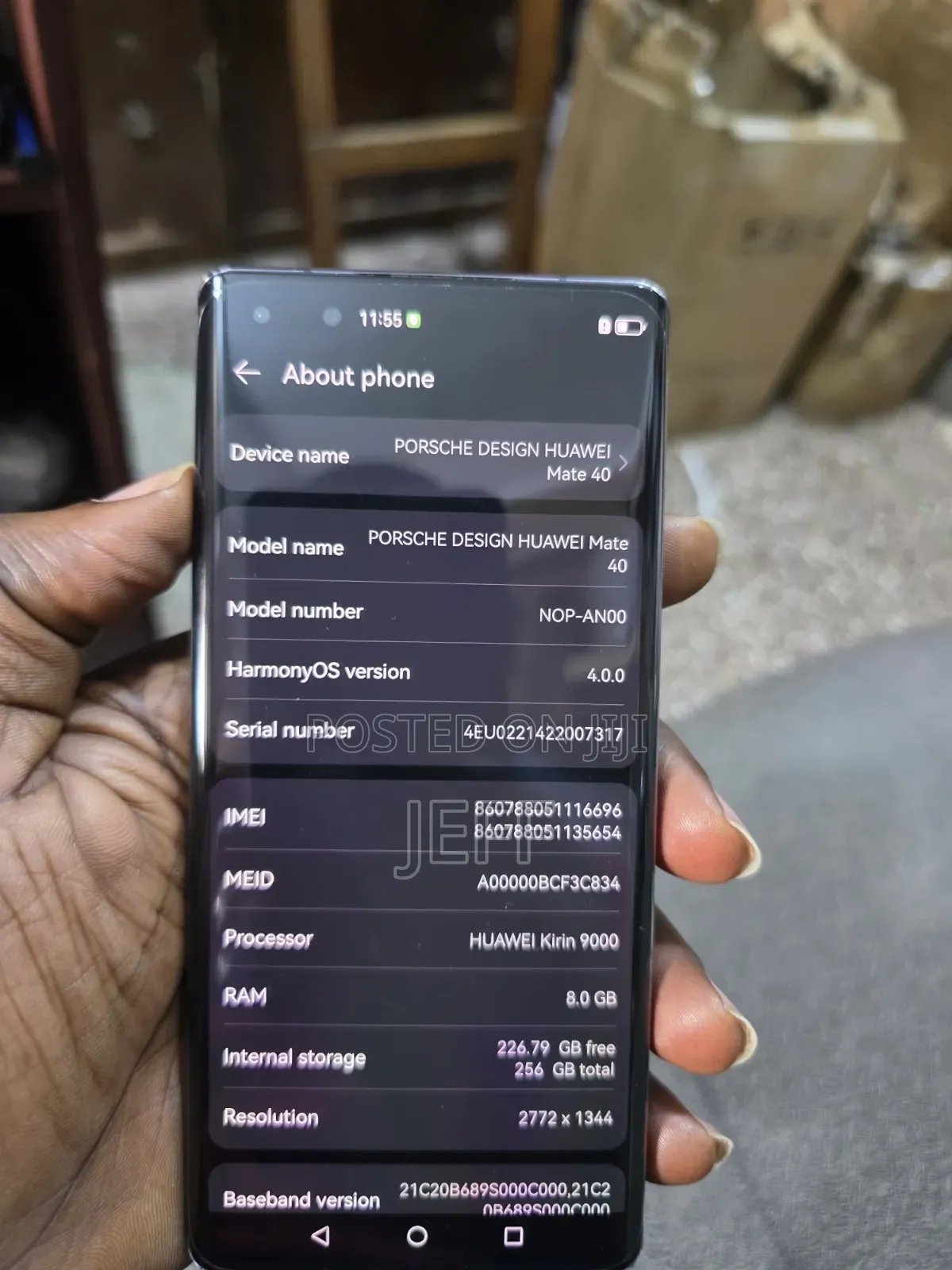 Huawei Mate 40 256 GB Black