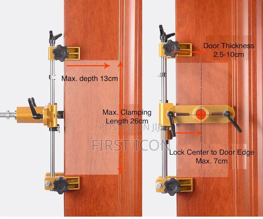 Door Lock Mortising Jig Kit – Door Lock Opener