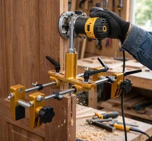Door Lock Mortising Jig Kit – Door Lock Opener