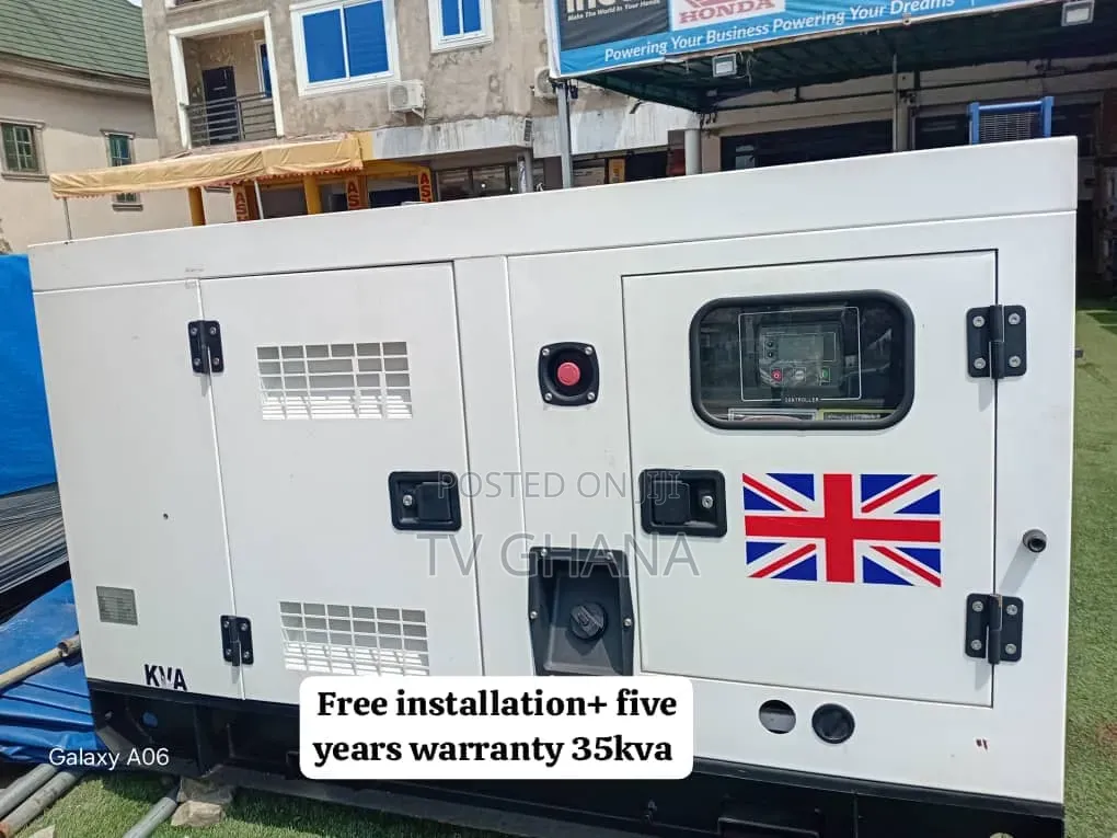 Perkins 35kVA Diesel Generator – 3 Phase Super Silent UK Used 35kva