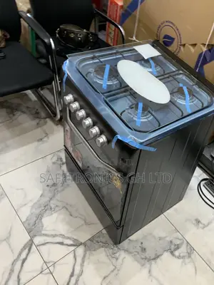Authentic Sleek Volcano 50x60 (New Line) 4-Burner Gas Cooker