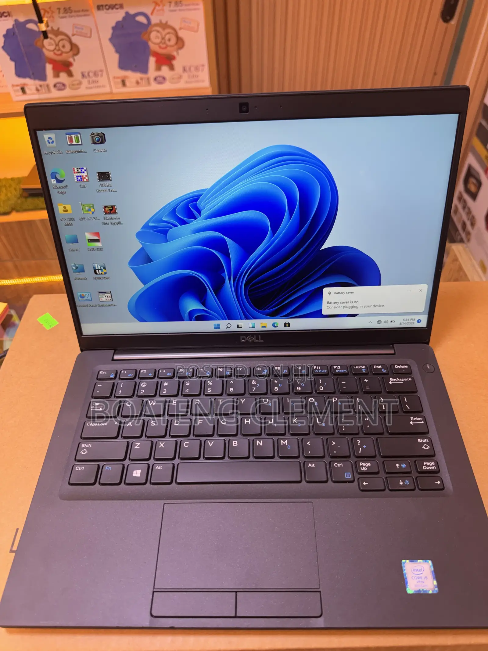 New Laptop Dell Latitude 7390 8GB Intel Core i5 HDD+SSD 256GB