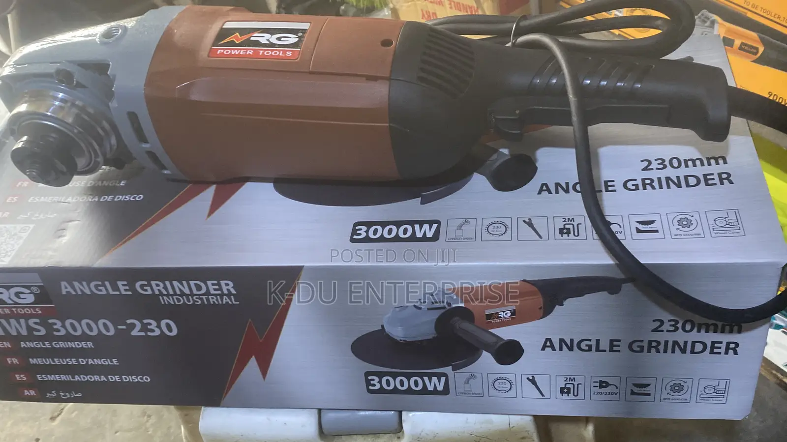 NRG Angle Grinder 3000w