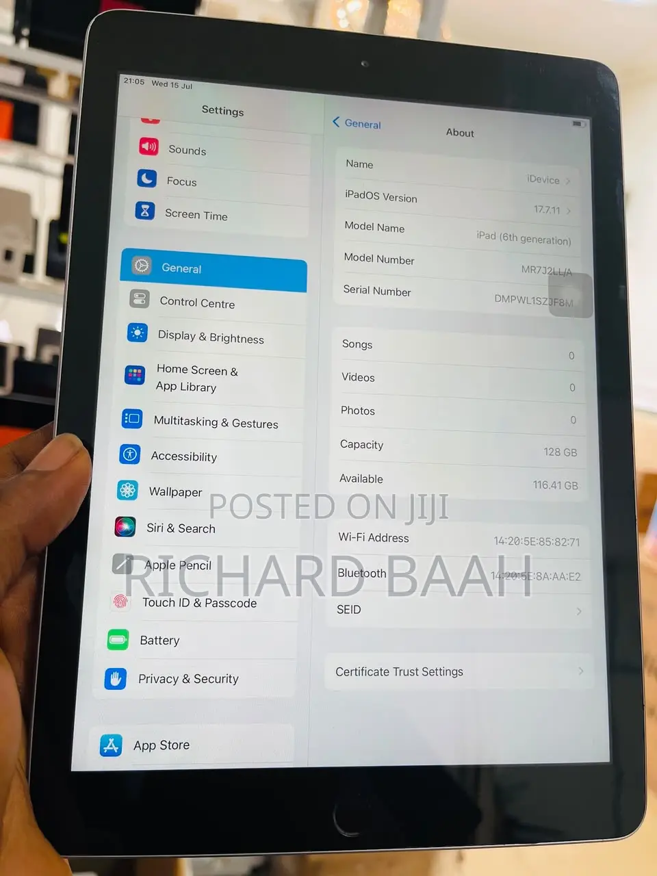 Apple iPad 9.7 128 GB Silver