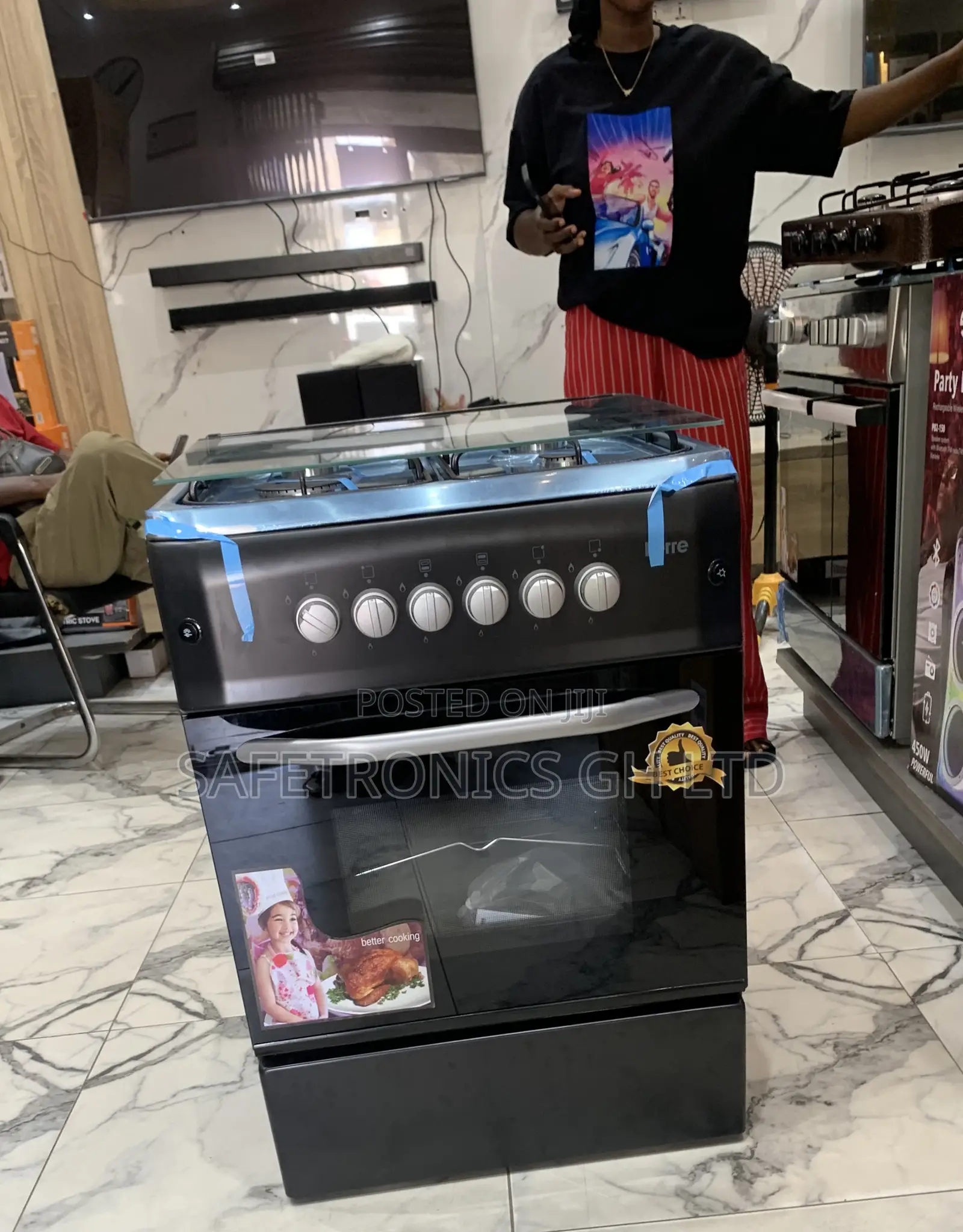 Super New Volcano 50x60 (New Line) 4-Burner Freestanding Gas Cooker