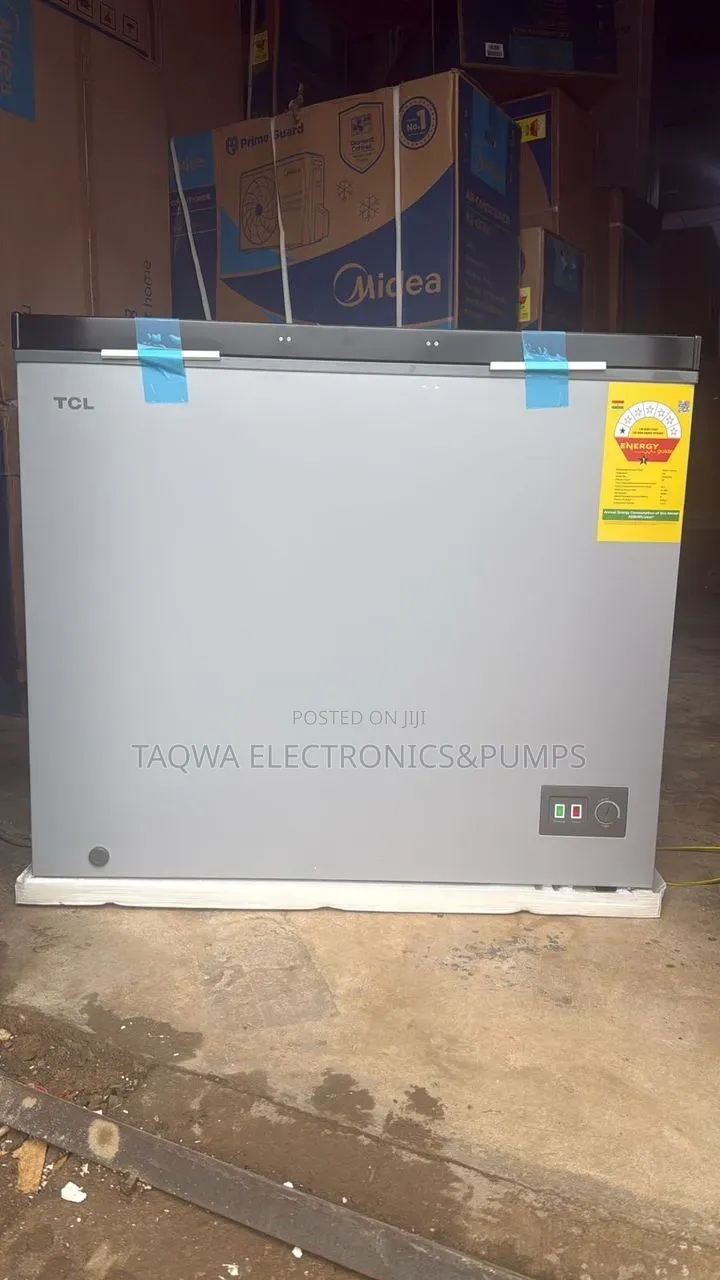 TCL Grey 251L Chest Freezer