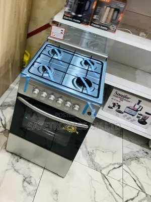 Fabulous Grey Volcano 50×50cm 4-Burner Gas Cooker