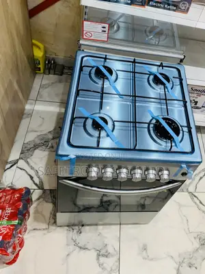 Fabulous Grey Volcano 50×50cm 4-Burner Gas Cooker