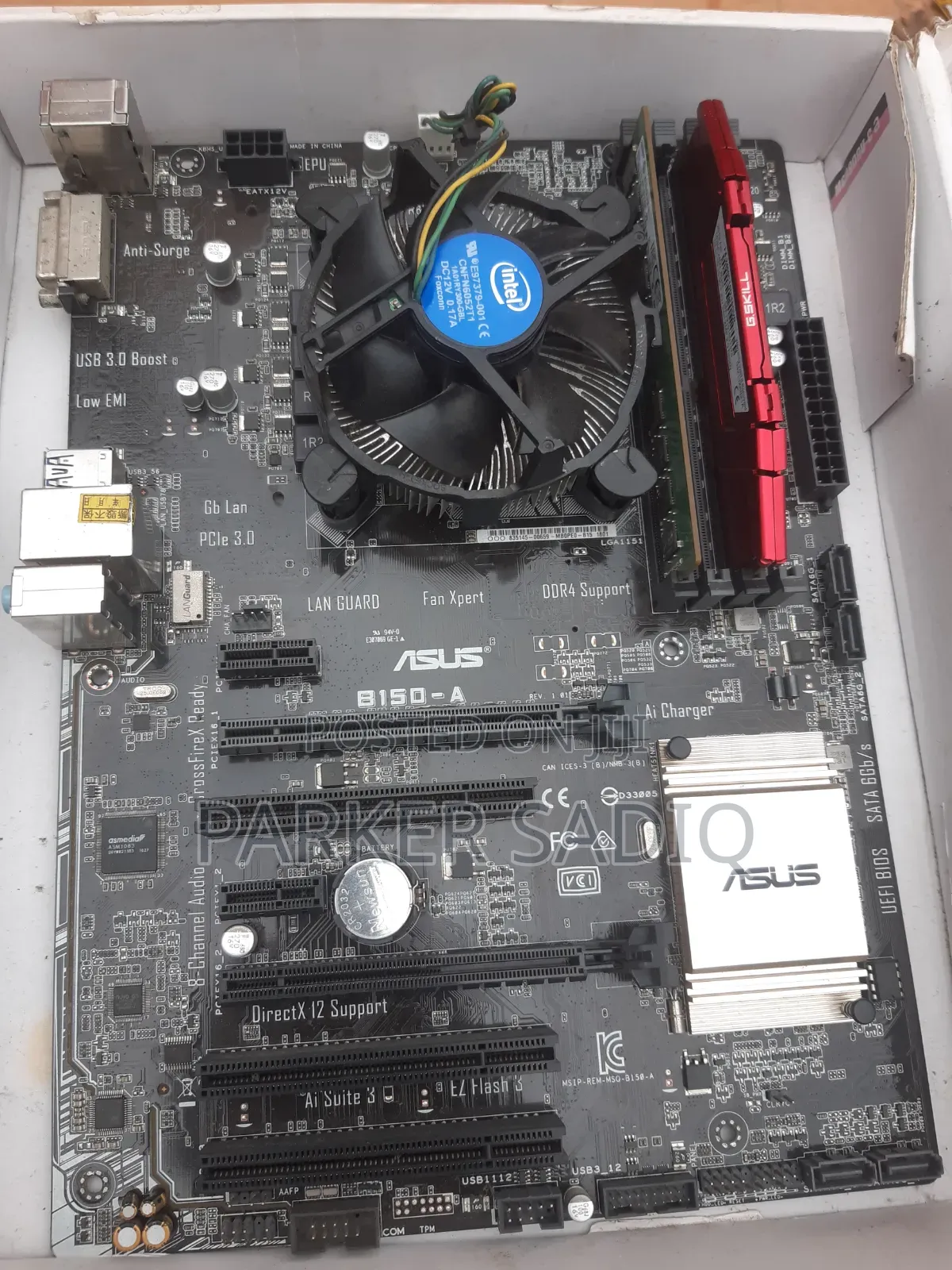ASUS Motherboard With 12gb Ddr4 Ram Going for 1700 Negotiable