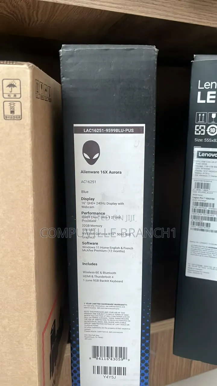 New Laptop Alienware 16 Aurora 32GB Intel Core Ultra 9 SSD 1T