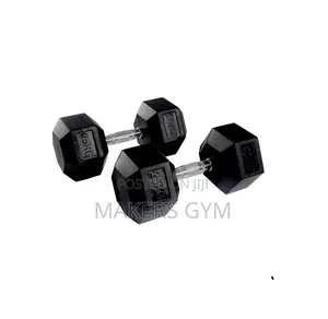 5kg-25kg Hex Dumbbell Set 6 Tier Rack
