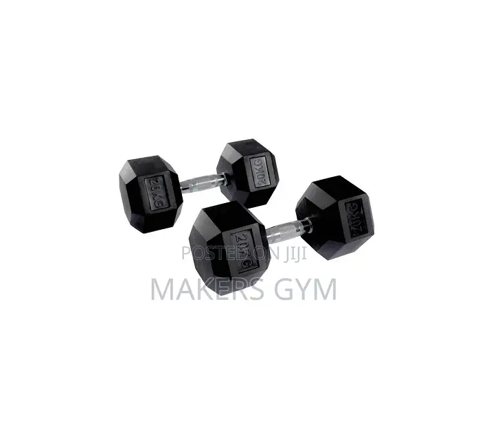 5kg-25kg Hex Dumbbell Set 6 Tier Rack