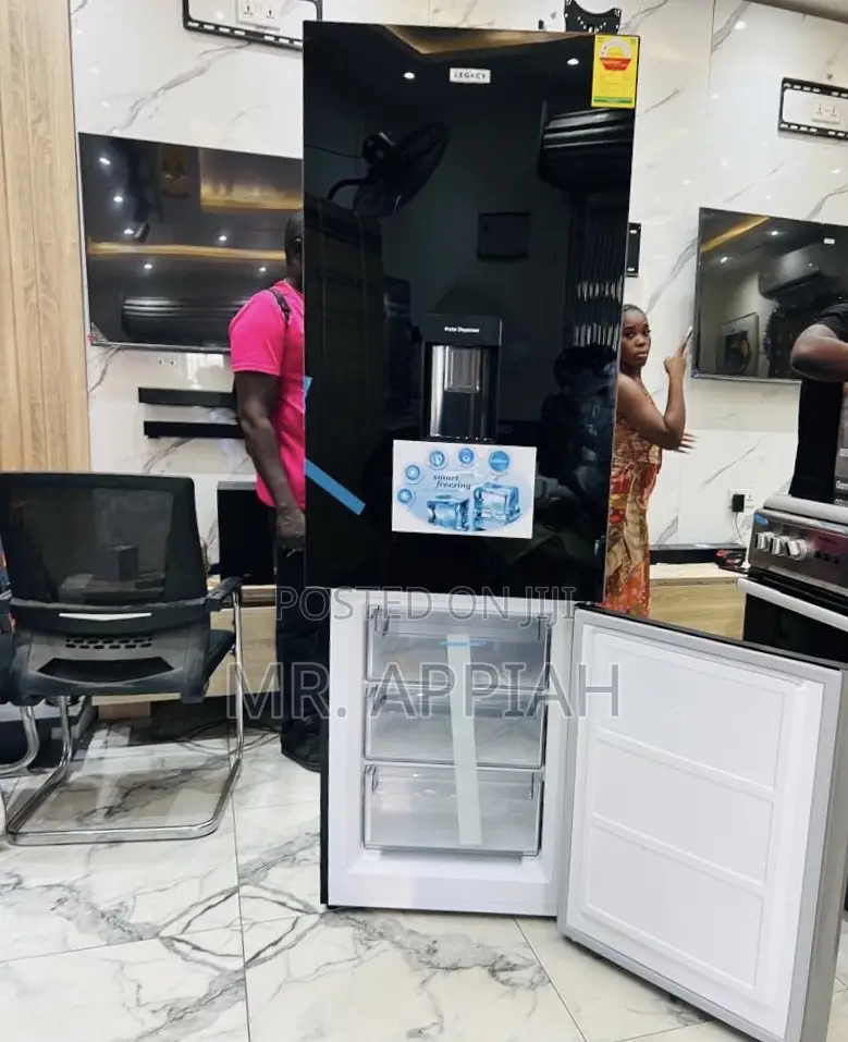 Get Durable Legacy Refrigerator With Water Dispenser(Black)