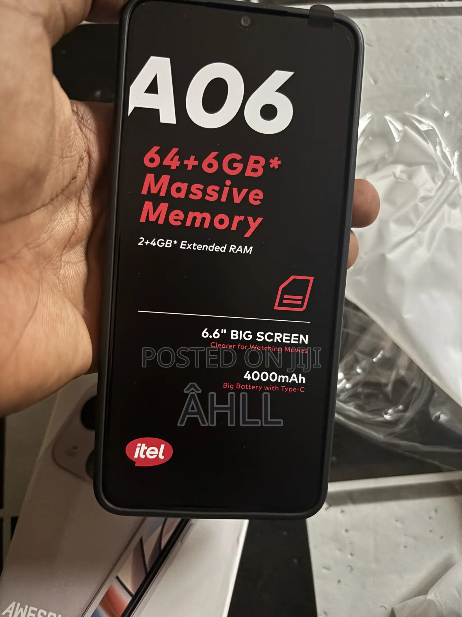 New Itel A06 64 GB Blue