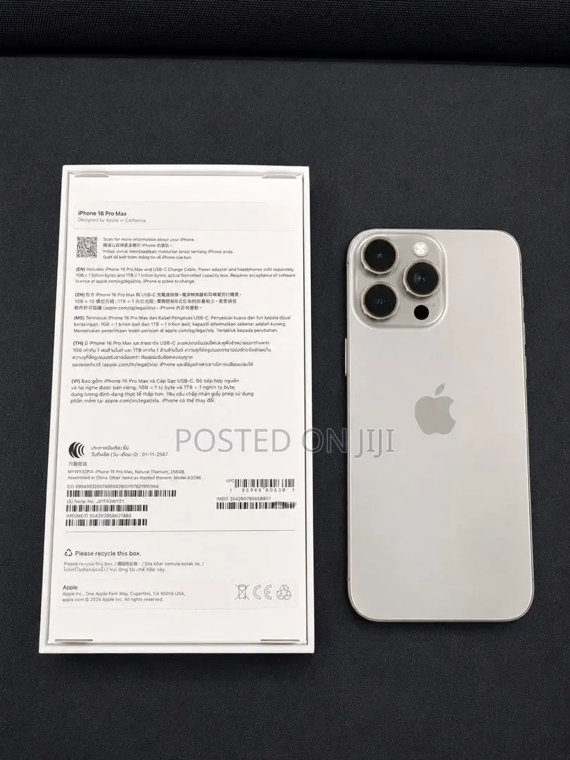 Apple iPhone 16 Pro Max 256 GB Black