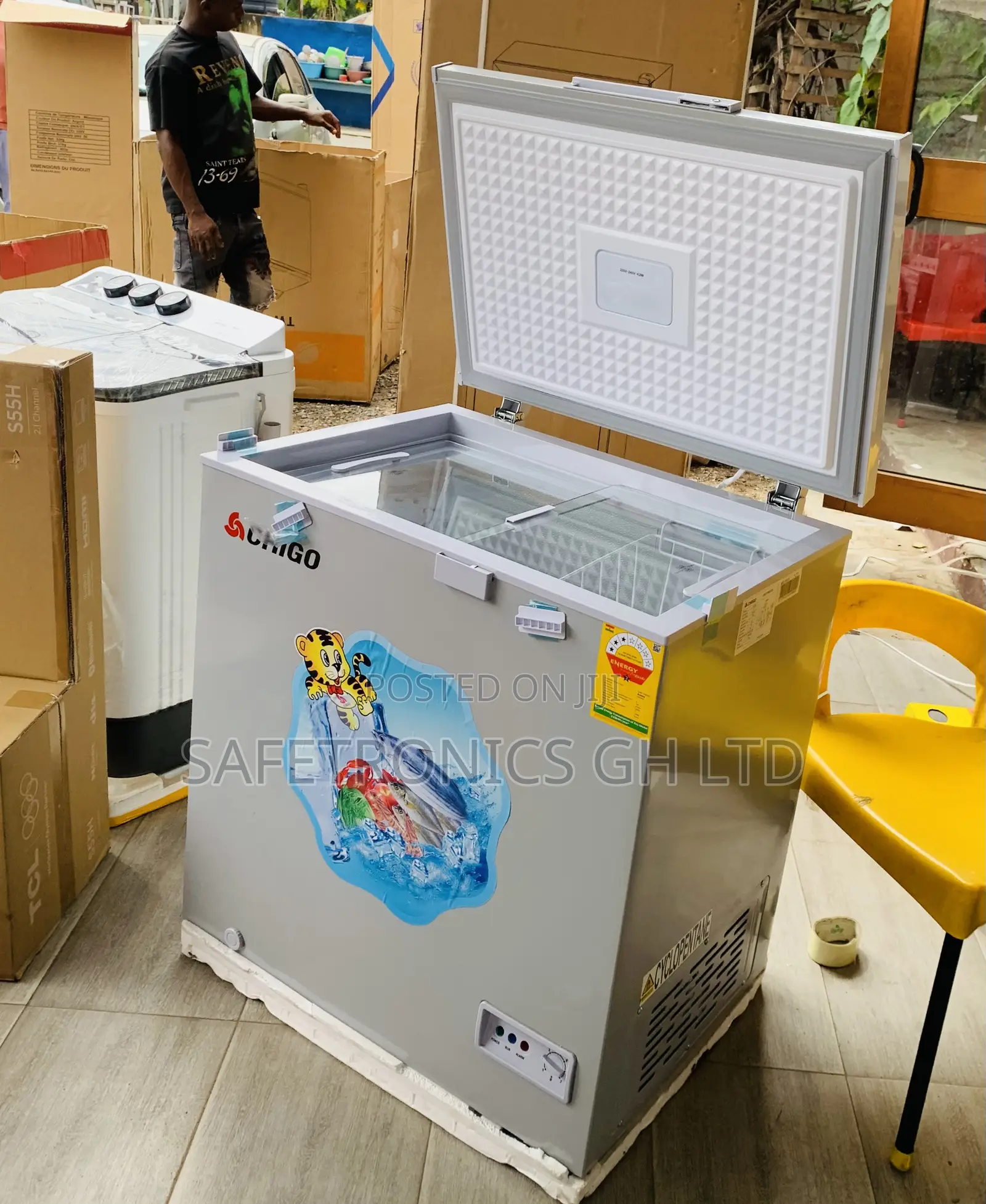 Newly Approved Chigo CFD16C8 Chest Freezer 142L Single Door