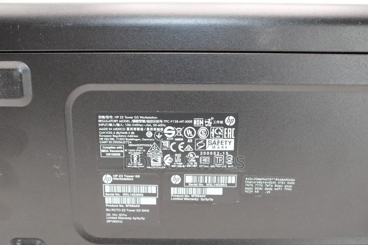 Desktop Computer HP Z2 64GB Intel Core i7 SSD 1T