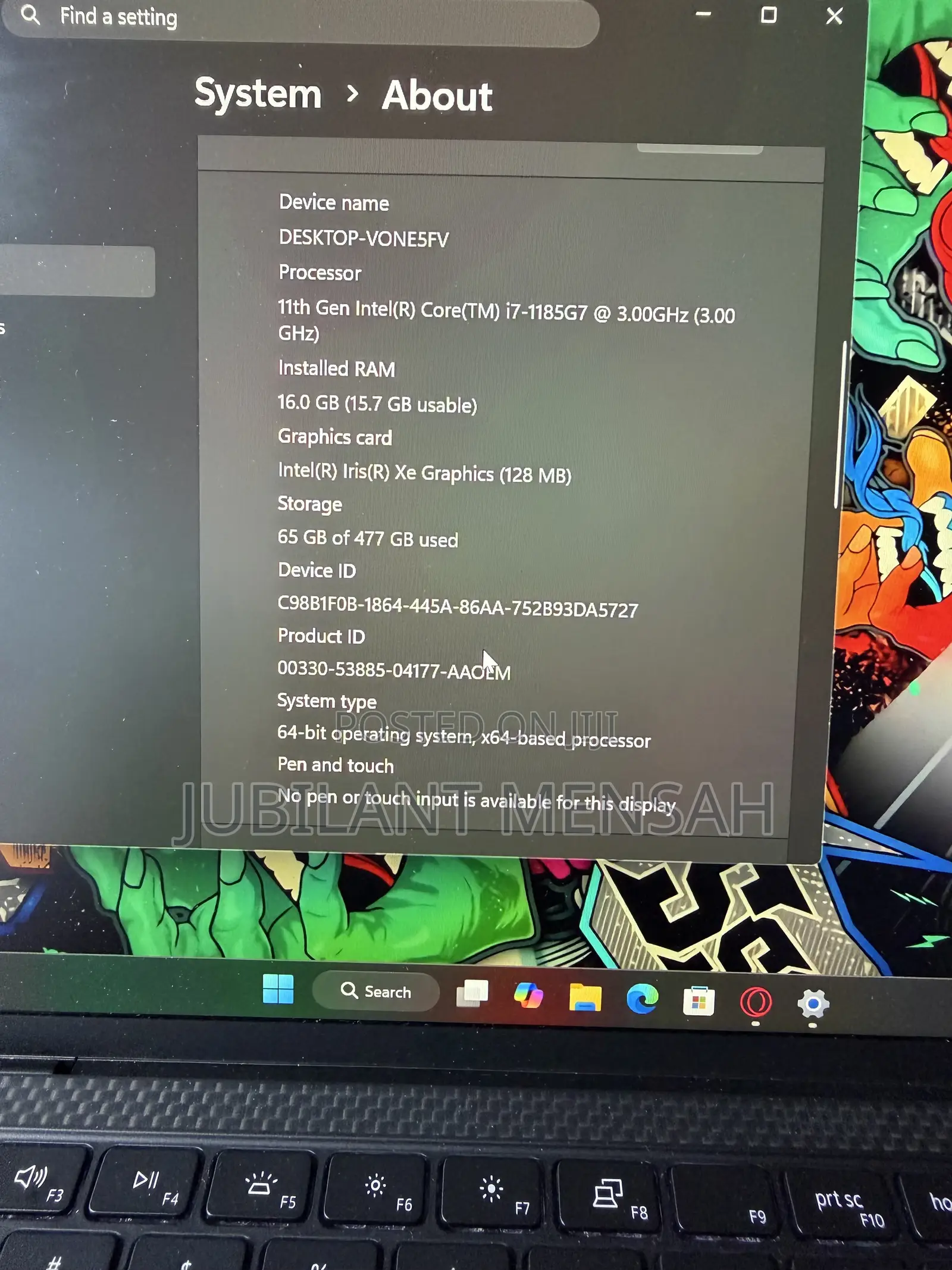 Laptop Dell XPS 13 9310 16GB Intel Core i7 SSD 500GB
