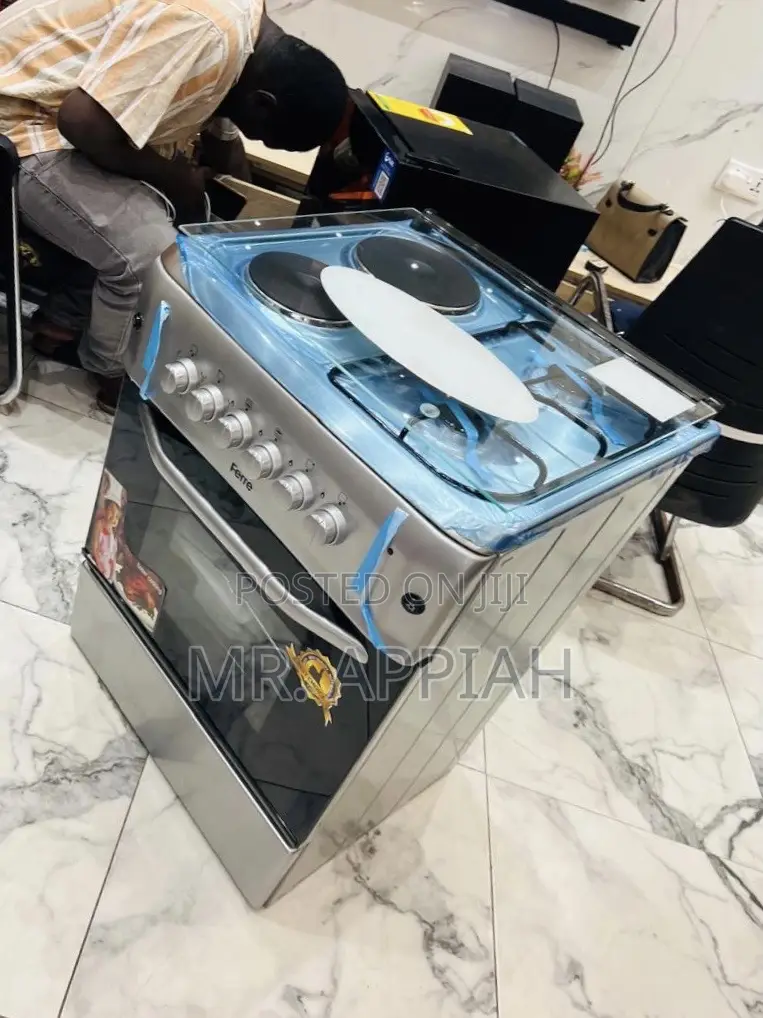 Ferre 60x60 2 Gas + 2 Electric Glass Lid Cooker 