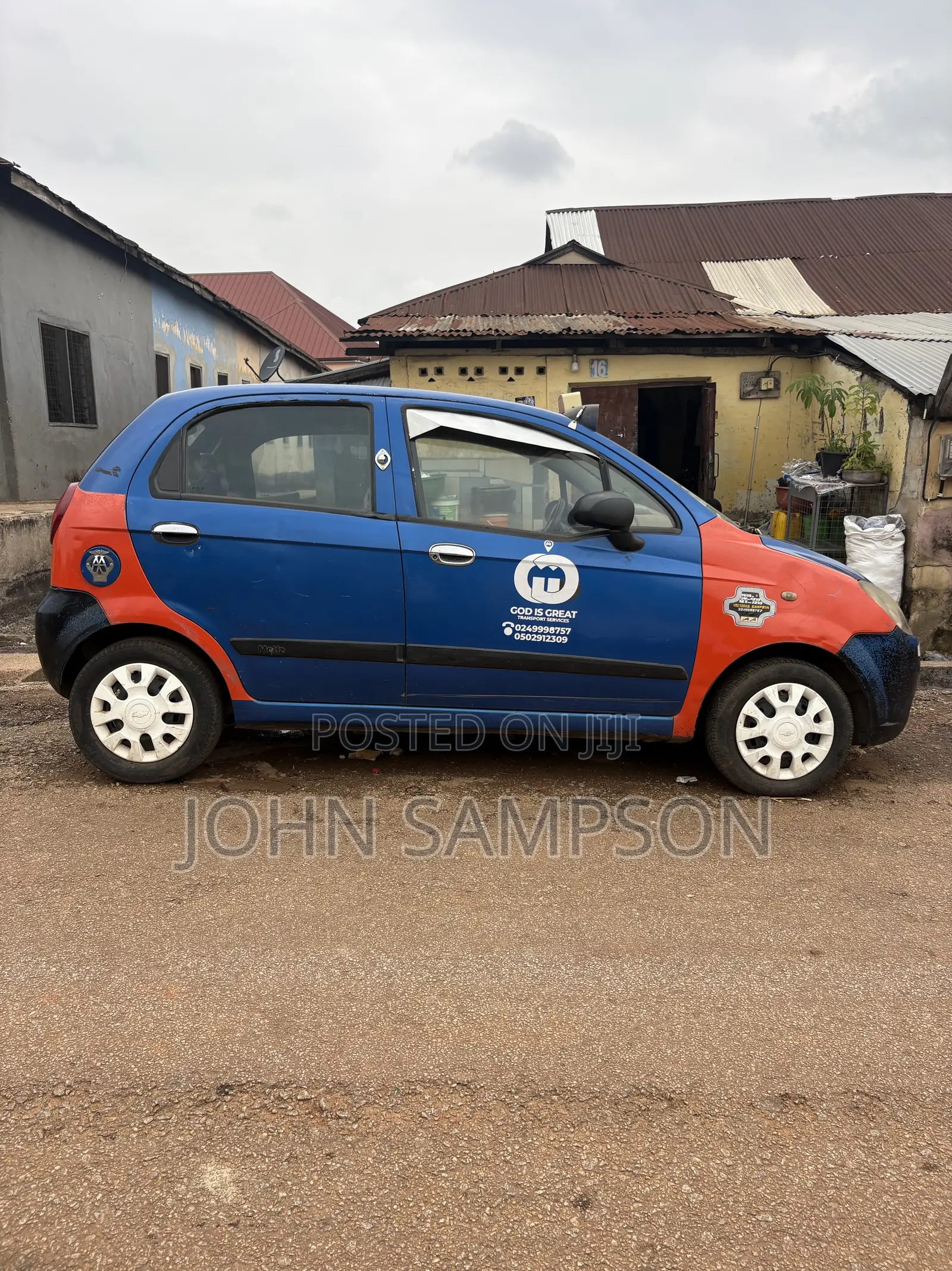 Chevrolet Matiz 2012 Blue